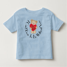 I Luv You Bear Toddler Fine Jersey T-Shirt