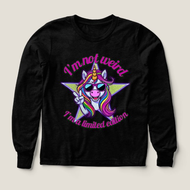 I’m Not Weird I’m a Limited Edition Unicorn Desi (Diseño frontal)