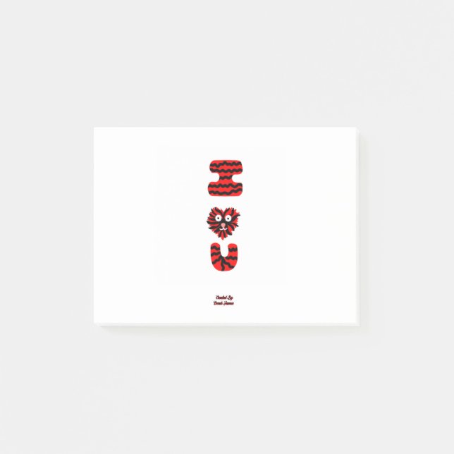 I Notas posteriores difusas en U (10,2 cm x 7,6 cm (Anverso)