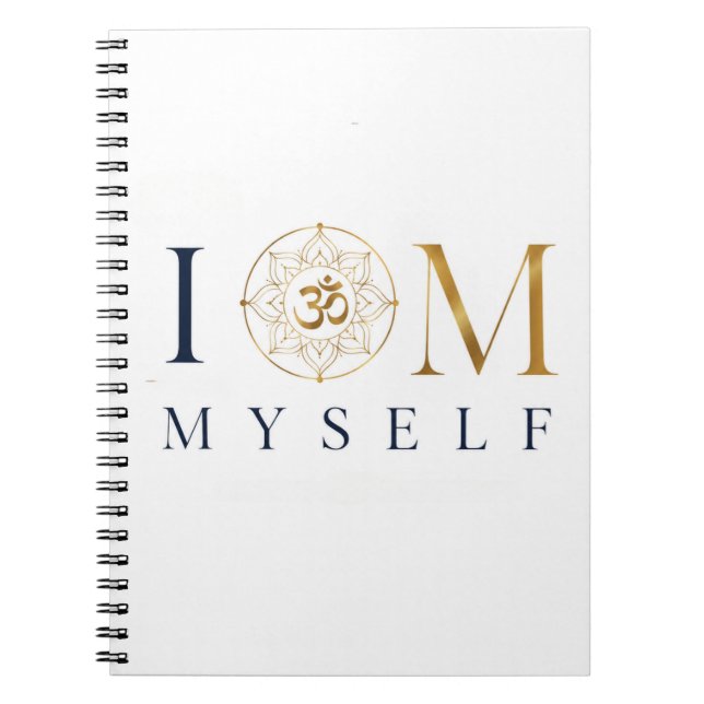 I OM Myself | Cuaderno de Meditación y Mindfulness (Frente)