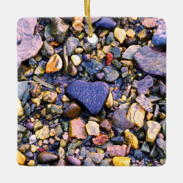 I ornamento de Maine del corazón (Anverso)