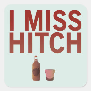 I pegatinas de Srta. Hitch (oscuro en luz)