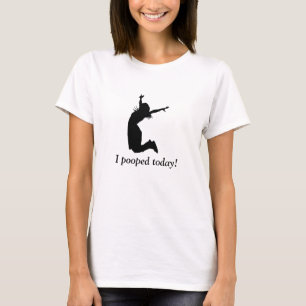 ¡I POOPED HOY! Camiseta chistosa divertida para s