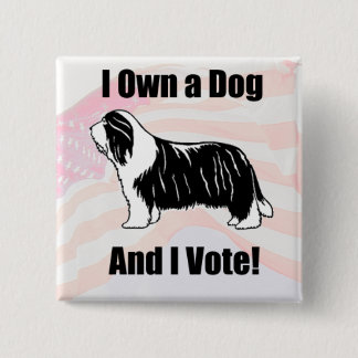 i poseer un botón cuadrado de Beardie