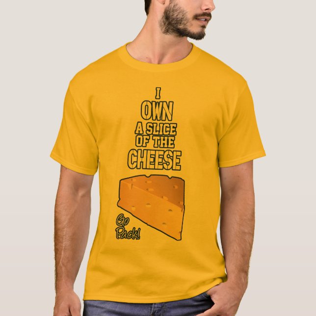 I poseer una rebanada de la camiseta del queso (Anverso)