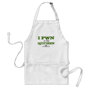 I Pwn en el delantal de la cocina
