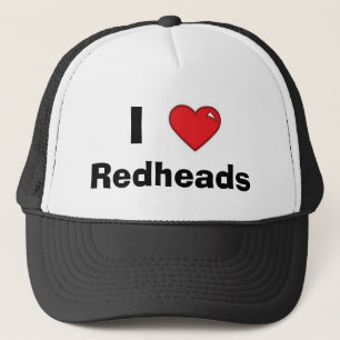 I Redheads del corazón -- Gorra de la malla