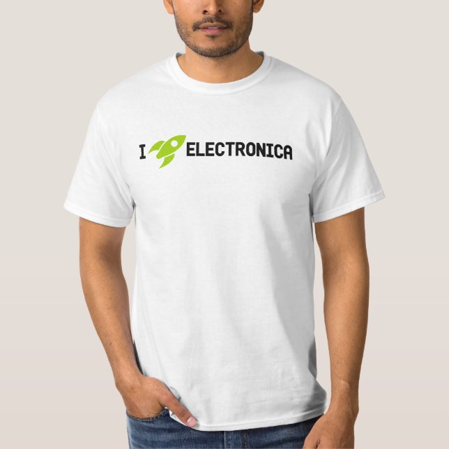 I Rocket Electronica - camiseta del color claro (Anverso)