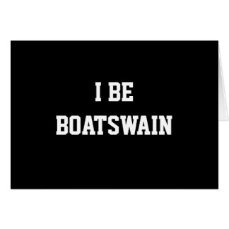 I sea Boatswain. Ennegrezca el blanco.