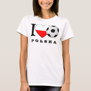 “i ska love de polo Soccer” fútbol corazón P