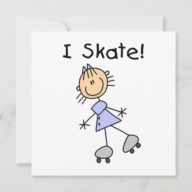 I Skate - Chica Roller Skater (Anverso)