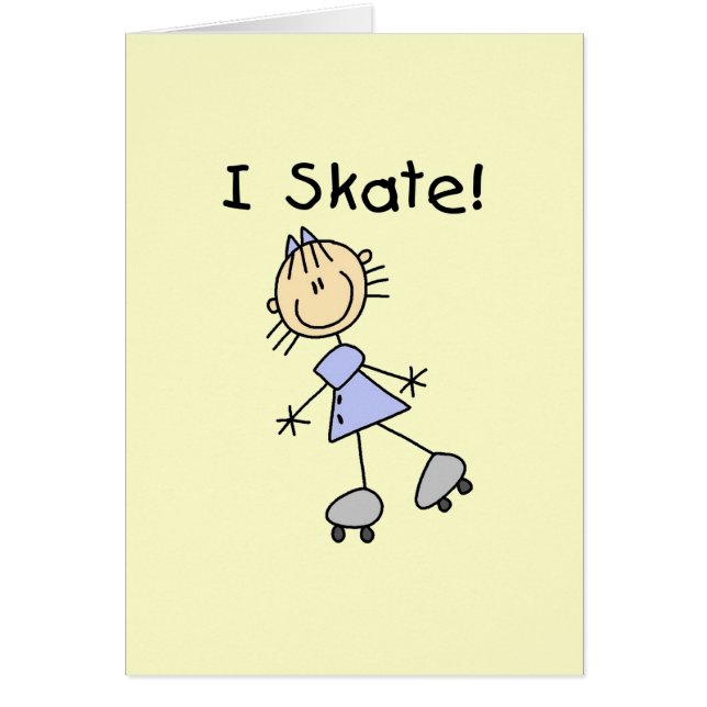 I Skate - Chica Roller Skater (Frente)