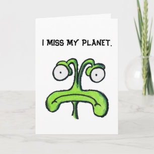 I SRTA. MY PLANET - tarjeta de felicitación de