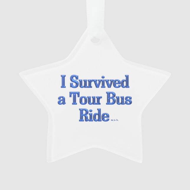I Survived a Tour Bus Ride, adorno de estrellas (Anverso)