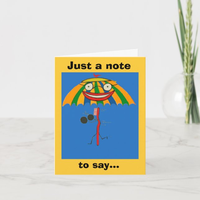 I tarjeta de nota de Srta. You (Anverso)