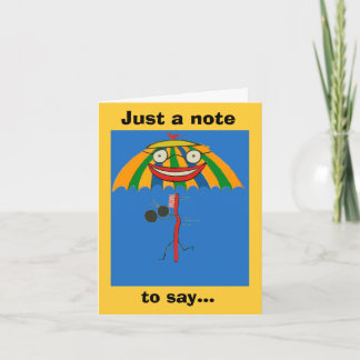 I tarjeta de nota de Srta. You