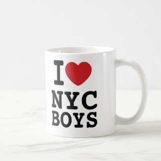 I taza de café de los muchachos del corazón NYC