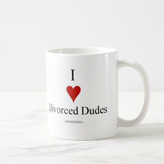 I taza de café divorciada corazón de los tipos