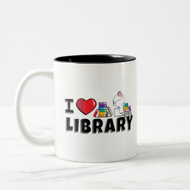 I taza de la biblioteca del corazón (Izquierda)