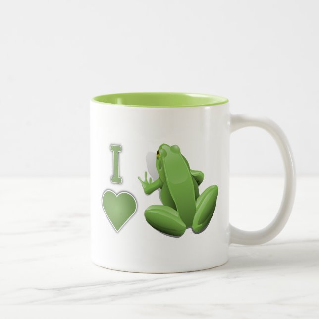 I taza de las ranas del corazón (Derecha)