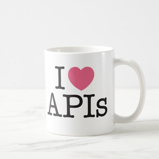 I taza de los APIs del corazón (Derecha)