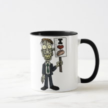 I taza de los cerebros del corazón