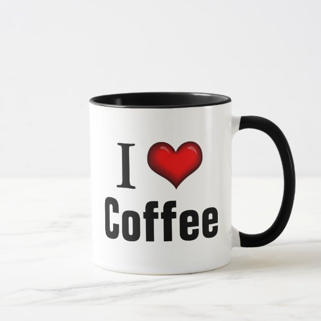 I taza del ~ del café del corazón (Derecha)
