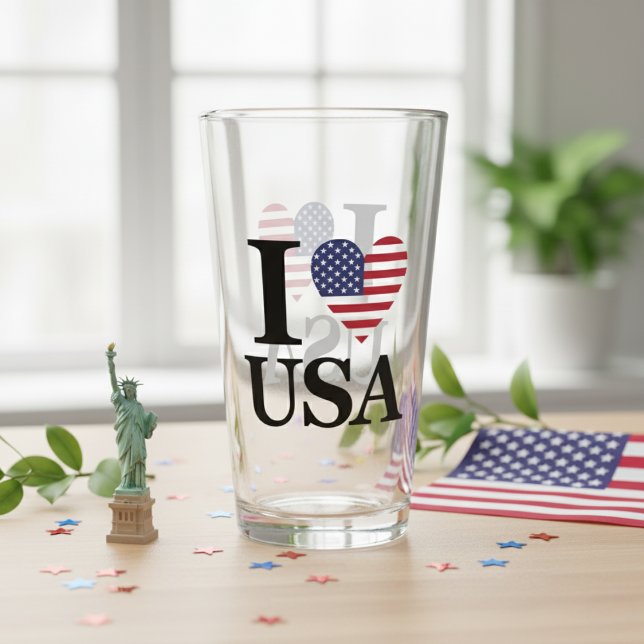 "I ❤️ USA" ("I ❤️ USA" GLASS)