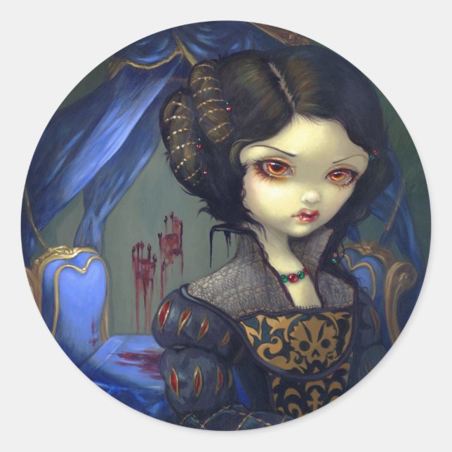 "I Vampiri: Bellissimo Letto" Pegatina (Anverso)