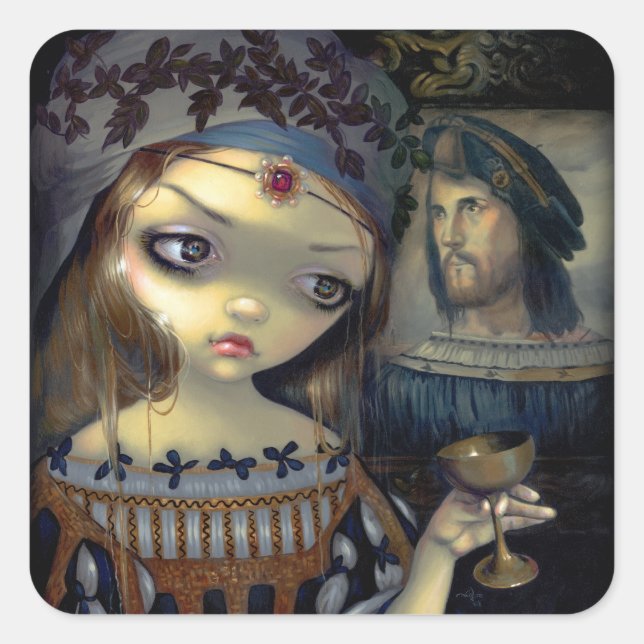 "I Vampiri: Lucrezia Borgia" Pegatina (Anverso)