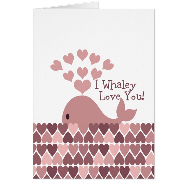 I Whaley te ama los corazones rosados (Frente)