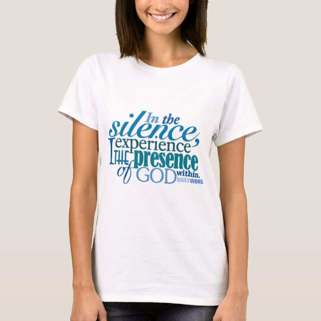 <i>Word® diario</i> Camiseta del "silencio" (Anverso)
