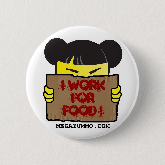 ¡I WORKFORFOOD! BOTÓN (Anverso)