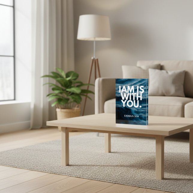 Iam Está Con Ustedes Bloqueo De Fotos Verso De La  (Subido por el creador)