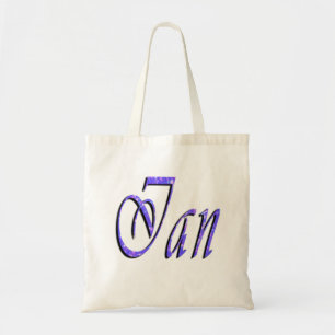 Ian, Nombre, Logo, Bolsa De Tote De La Biblioteca 
