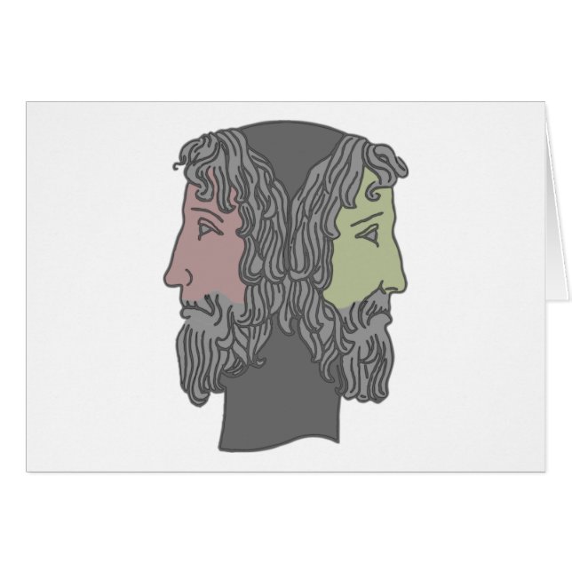 ianus janus face (Anverso (Horizontal))