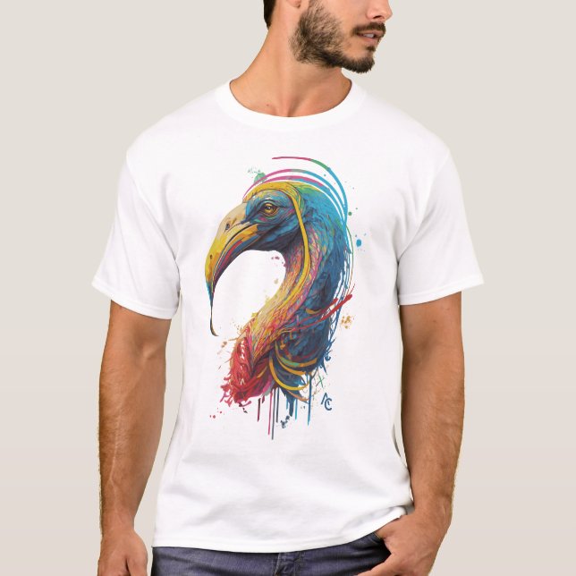 Ibis - Camiseta De Tinta De Graffiti (Anverso)