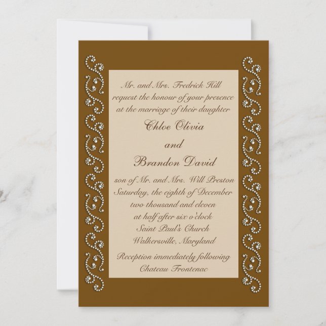 Icción de Perla en la invitación a la boda de Moch (Anverso)