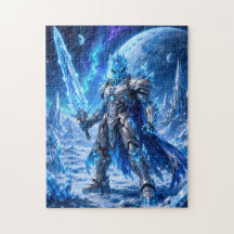 Ice Alien Warrior Puzzle