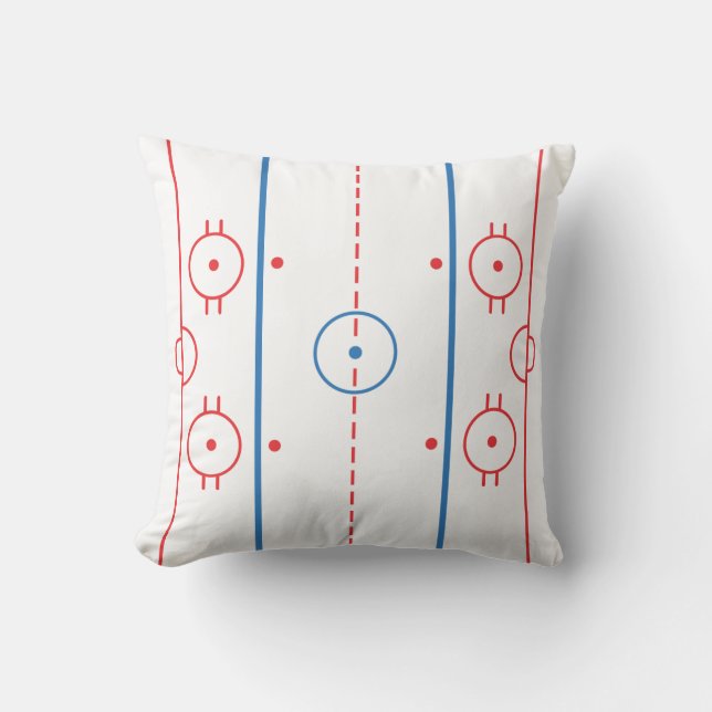 (Ice) Almohada de pista de hockey (Anverso)