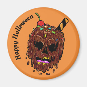 Ice Cream Skull personalizado imanes de texto