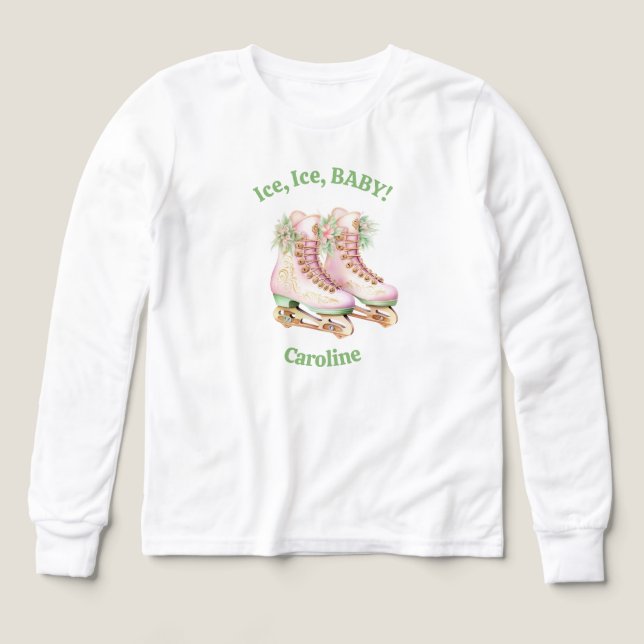 Ice Ice Baby - Figure Skating Shirt (Diseño frontal)
