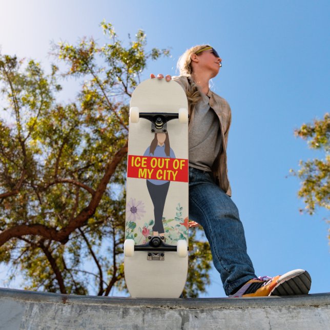 Ice Out of My City Skateboard (Exterior 1)