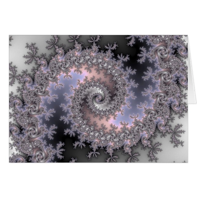 Ice Swirl - Tarjeta Fractal (Anverso (Horizontal))