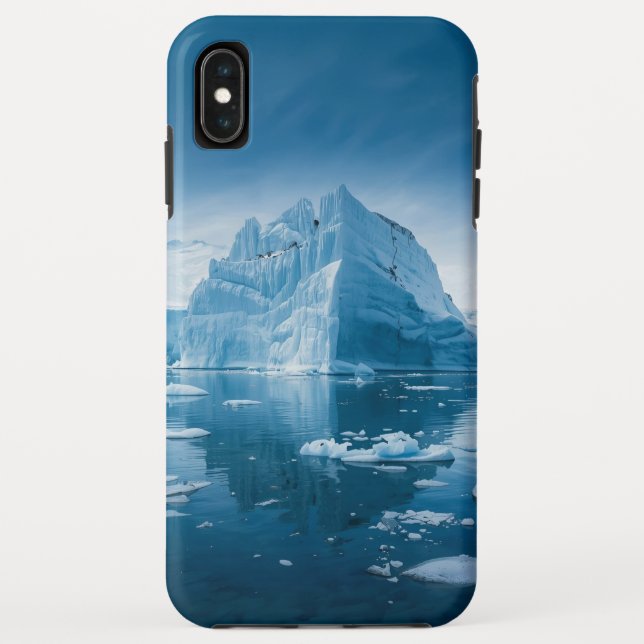 Iceberg flotante - Funda para iPhone reforzada (Reverso)