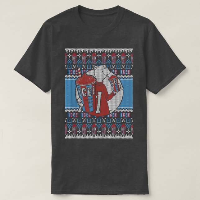ICEE Bear Vintage Ugly Christmas Sweater  (Diseño del anverso)