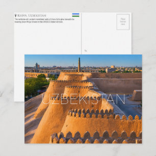 Ichan-Qаl'а, Khiva, Uzbekistán Tarjeta Postal de V