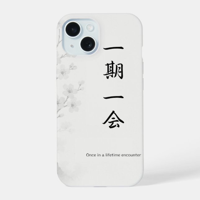 Ichigo Ichie – Funda para iPhone Zen Japonesa | 一期 (Reverso )