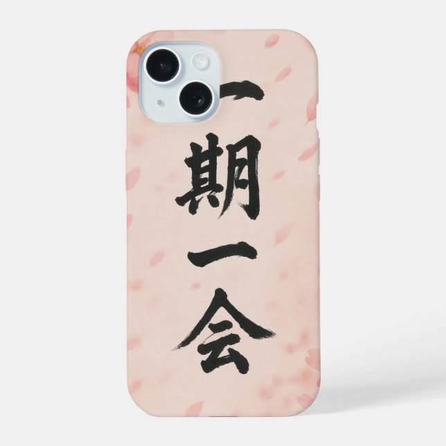Ichigo Ichie Sakura Zen iPhone Case  (Reverso )