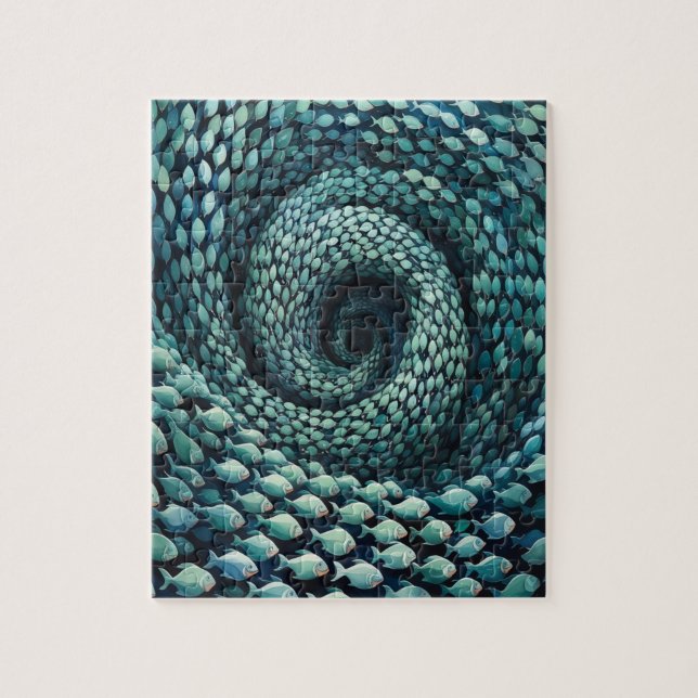 Ichthys Fish Vortex Puzzle 110-Piece (Vertical)